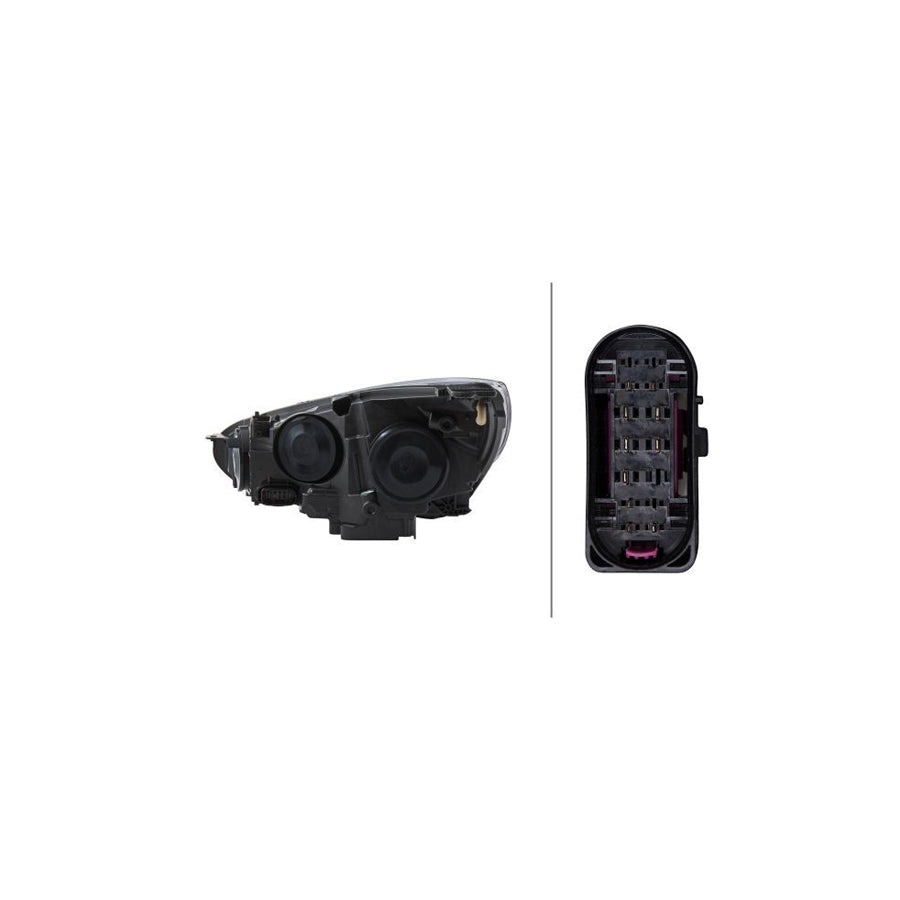 Hella 1EE 354 827-061 Headlight For Ford Focus