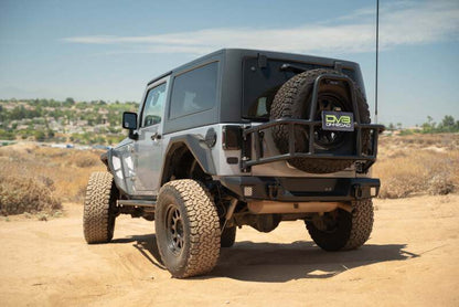 DV8 Offroad DV8 07-18 Jeep Wrangler JK Body Mounted Tire Carrier