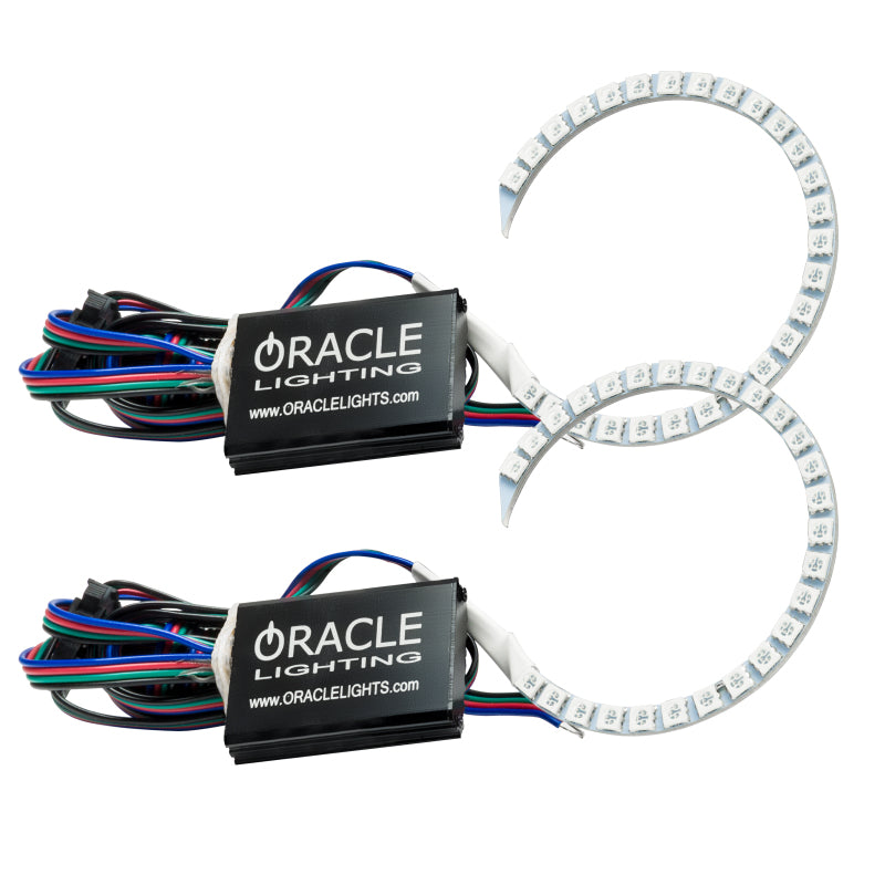 ORACLE Lighting Oracle 18-21 Ford Mustang LED Headlight Halo Kit - ColorSHIFT w/o Controller