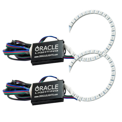 ORACLE Lighting Oracle 18-21 Ford Mustang LED Headlight Halo Kit - ColorSHIFT w/o Controller