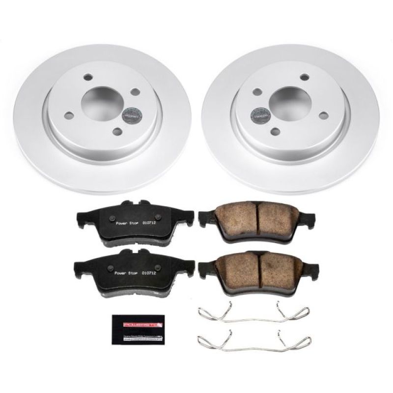 PowerStop Power Stop 2018 Ford EcoSport Rear Z17 Evolution Geomet Coated Brake Kit