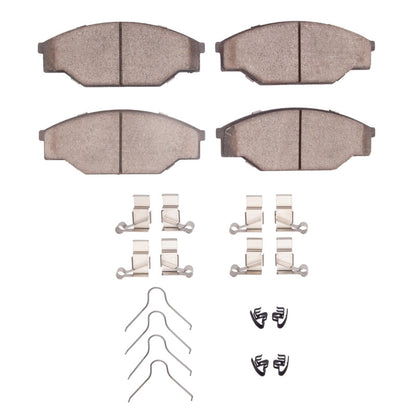 R1 Concepts R1 85-93 Toyota Pickup Front Optimum OE Pads & Hardware Kit