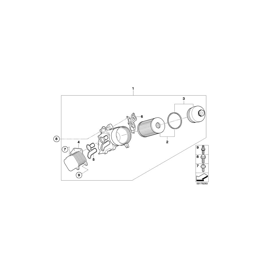 Genuine BMW 11427805977 R56 Heat Exchanger (Inc. Cooper D & One D)