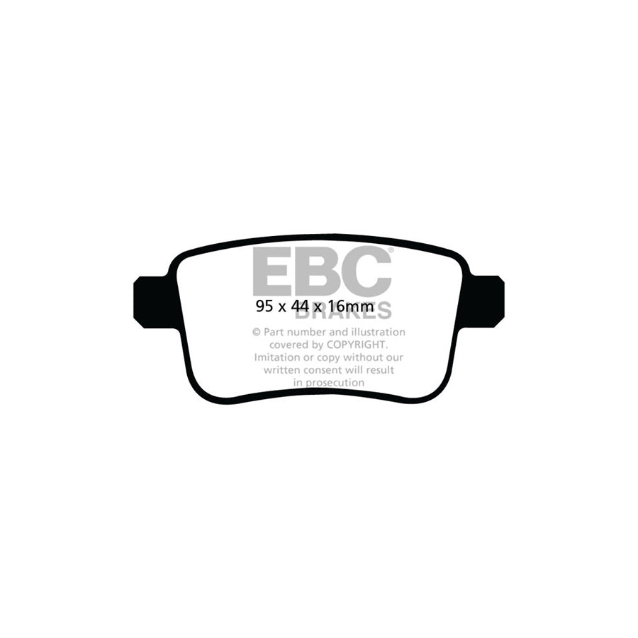 EBC DPX2034 Mercedes-Benz Nissan Renault Ultimax Rear Brake Pads - TRW Caliper 2 | ML Performance UK Car Parts