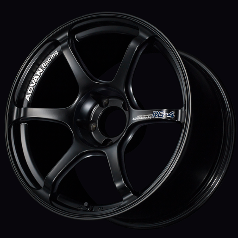 Advan RG-4 17x9.0 / +45 Offset / 5x114.3 / 73mm Bore / Semi Gloss Black