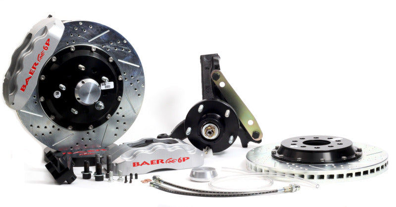 Baer Brakes 94-96 Chevrolet Impala 14in Pro+ Front Brake Kit-Silver-