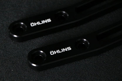 Ohlins Motorcycle USA Ohlins 14-26 Harley FL Touring STX 36 Twin Blackline 13in Blk Reservoir Shocks 150lb - Max 500lb