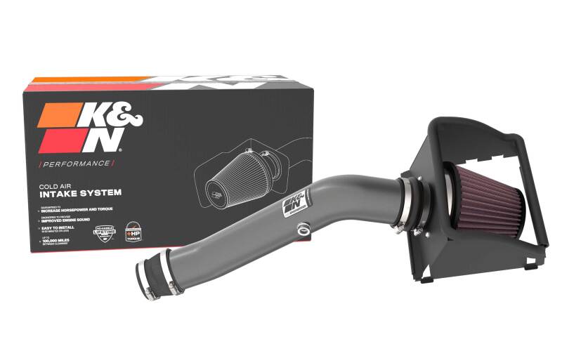 K&N Engineering K&N 18-24 Ford F150 3.3L V6 Performance Air Intake System w/ Red Air Filter