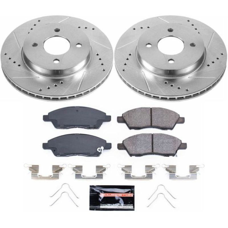 PowerStop Power Stop 12-18 Nissan Versa Front Z23 Evolution Sport Brake Kit