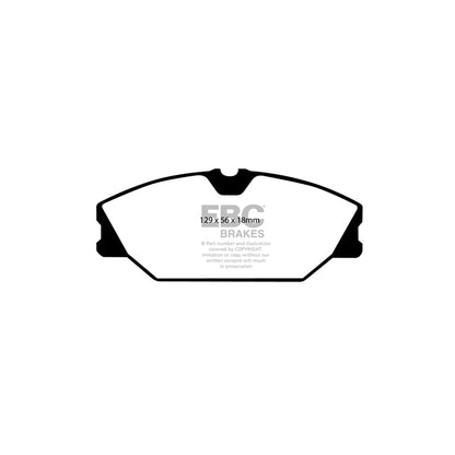 EBC PD01KF1274 Renault Greenstuff Front Brake Pad & Plain Disc Kit  - Brembo/Girling/TRW Caliper (Inc. Laguna, Safrane, Scenic RX4) 2 | ML Performance UK Car Parts