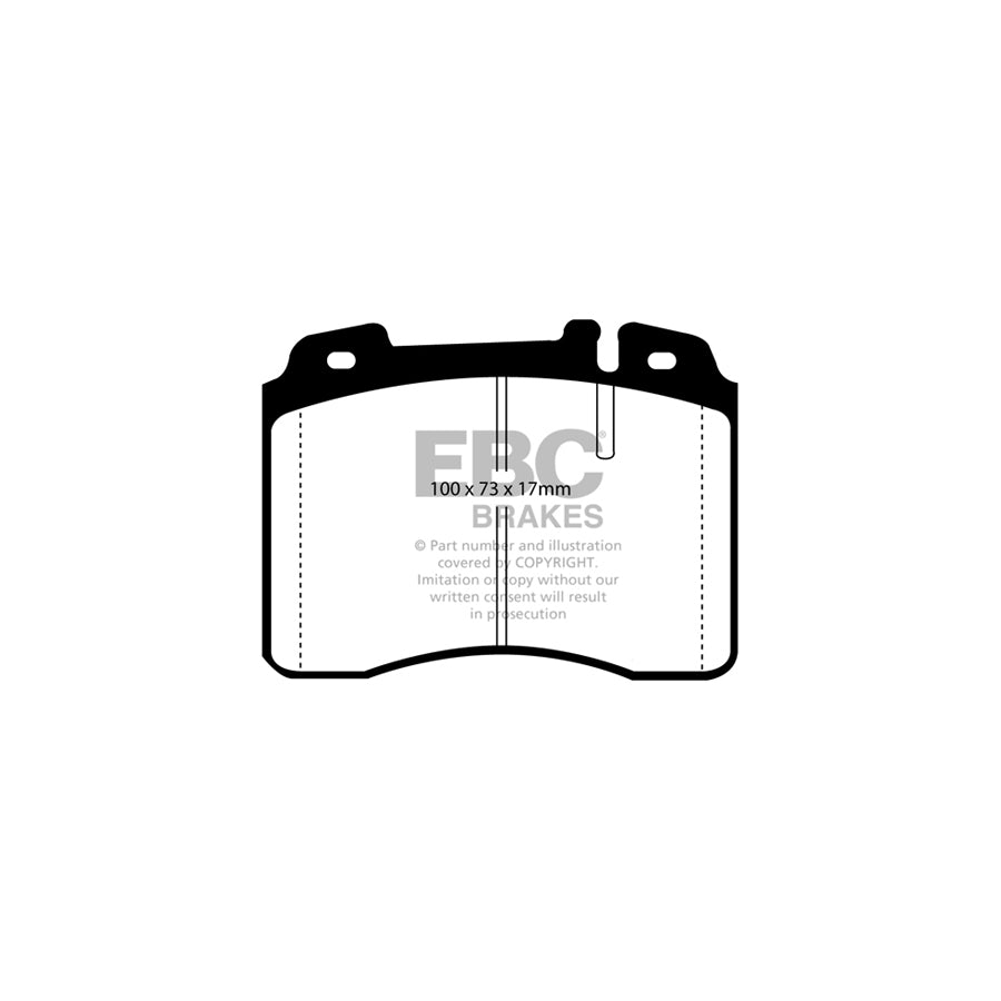 EBC PD40K1188 Mercedes-Benz C208 W210 Ultimax Pad & Plain Disc Kit - ATE Caliper 2 | ML Performance UK Car Parts