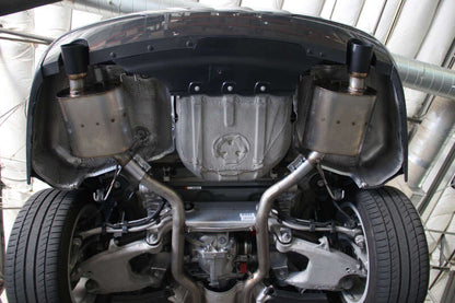 Dinan 11-16 BMW 535i (F10) Free Flow Axleback Exhaust System - Polished Tips