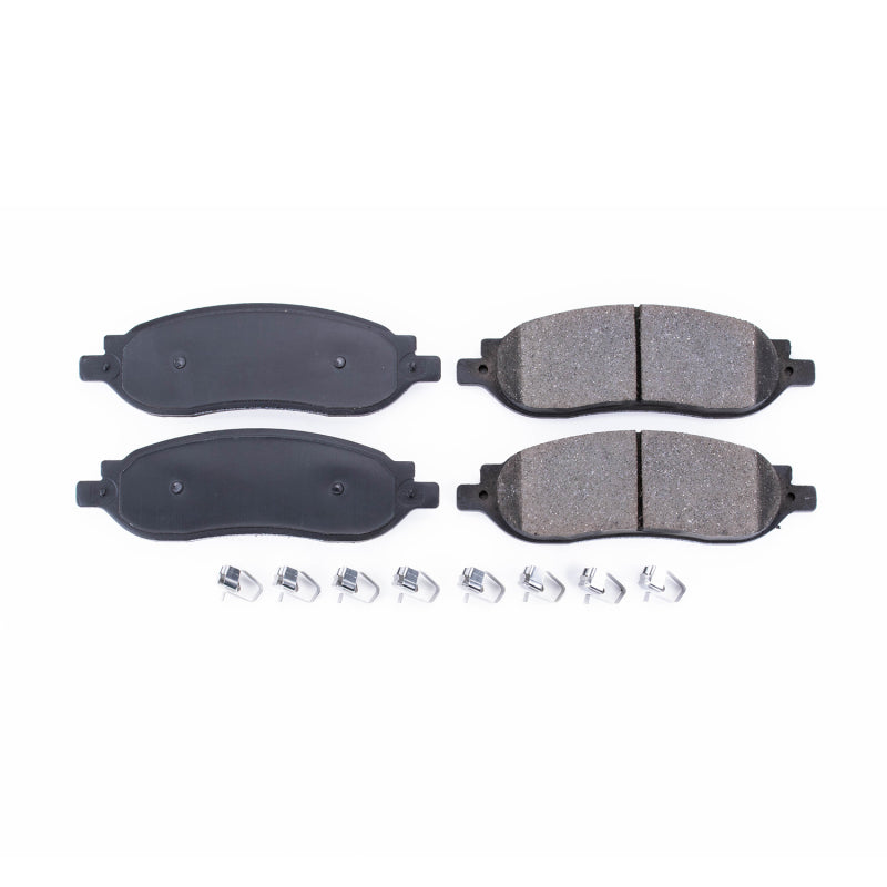 PowerStop Power Stop 05-07 Ford F-250 Super Duty Rear Z17 Evolution Ceramic Brake Pads w/Hardware
