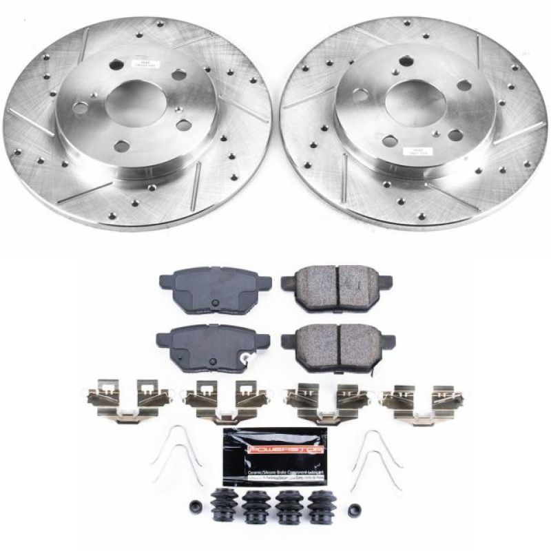 PowerStop Power Stop 2016 Scion iM Rear Z23 Evolution Sport Brake Kit