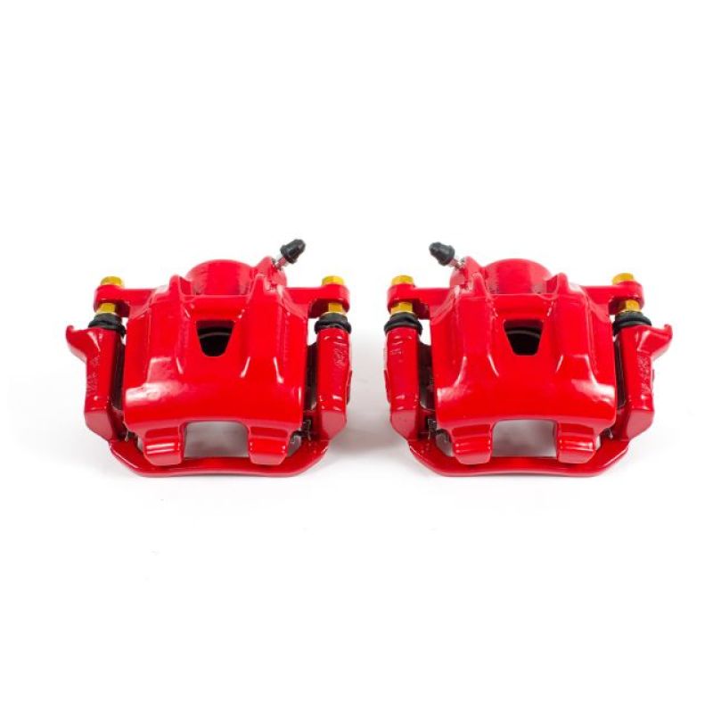 PowerStop Power Stop 04-10 Toyota Sienna Rear Red Calipers w/Brackets - Pair