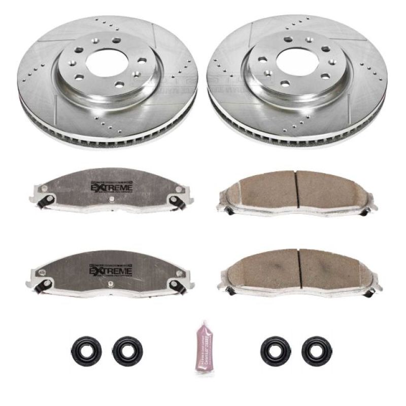 PowerStop Power Stop 03-05 Cadillac CTS Front Z26 Street Warrior Brake Kit