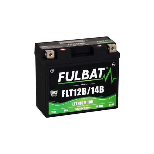 FLT12B/14B Fulbat Lithium BMS Function Motorcycle Battery 12.8V 6Ah