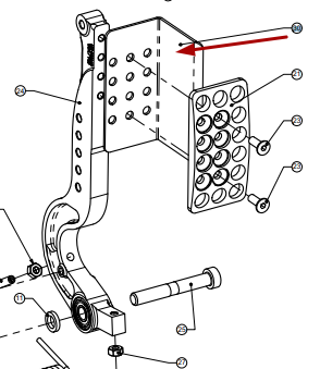 AP RACING CP5500-329 THROTTLE GUARD PLATE