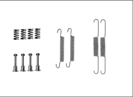 TEXTAR 97043600 Brake Shoe Fitting Kit