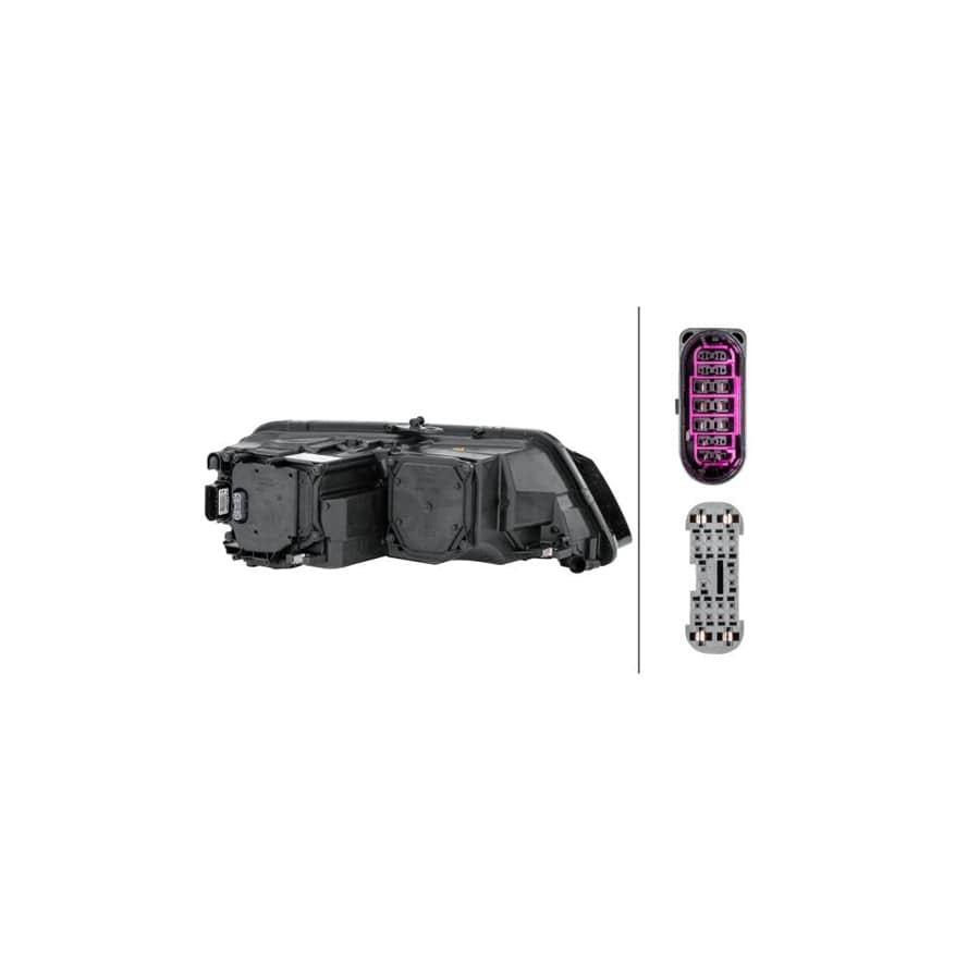 Hella 1EX 010 188-611 Headlight For Audi A8 D4 (4H2, 4H8, 4HC, 4HL)