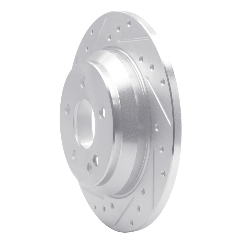 R1 Concepts R1 16-23 Mercedes-Benz Viano (Mexico) Rear Left Drilled & Slotted Silver Brake Rotor