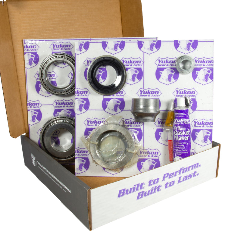 Yukon Gear & Axle Yukon Gear 9.75in Ford 3.73 Rear Ring & Pinion Install Kit Axle Bearings and Seal