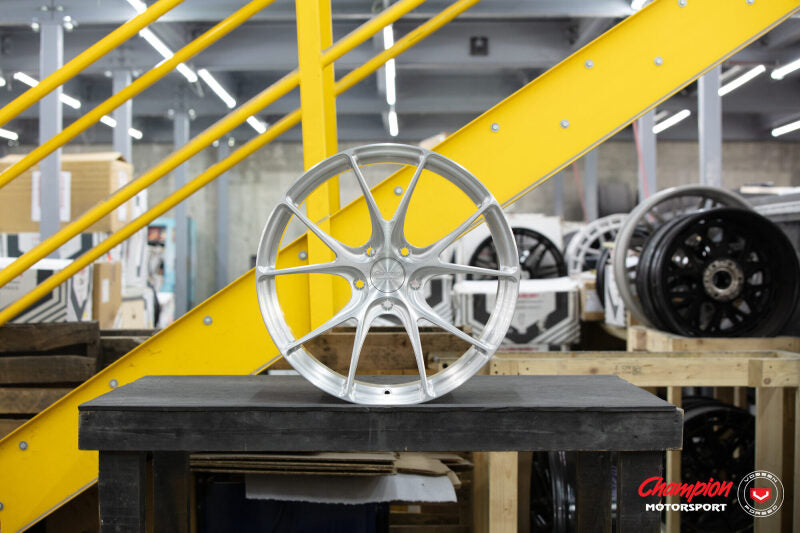 Vossen X Champion RS74 21X12 / ET64 / 5X130 / Brushed Gloss Clear Wheel / 911 Carrera 992 - Rear