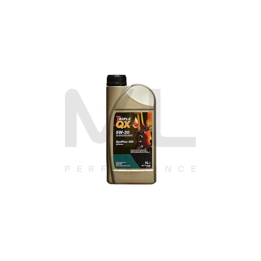 TRIPLE QX SynPlus 5W-30 Engine Oil FS GM not Low SAPS- 1Ltr