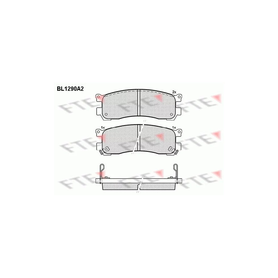 FTE Bl1290A2 Brake Pad Set
