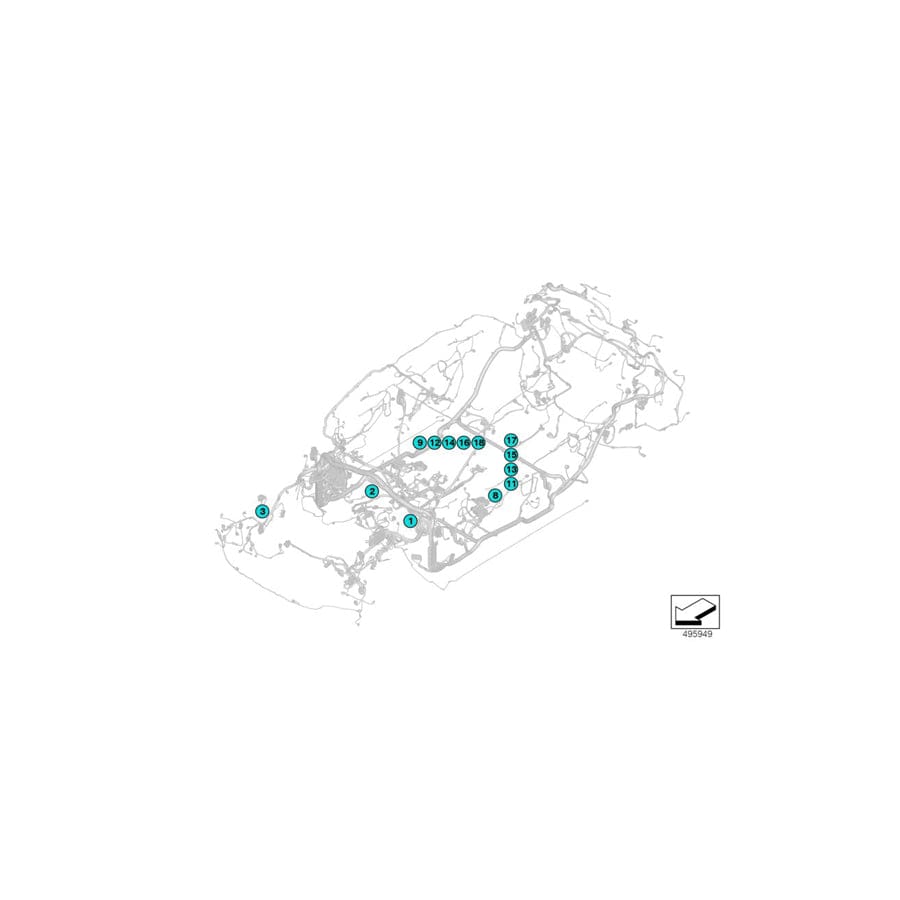 Genuine BMW 61139238490 F40 G06 G05 Socket Housing 2 Pins (Inc. X6 M50iX, X5 25dX & X5 30iX)