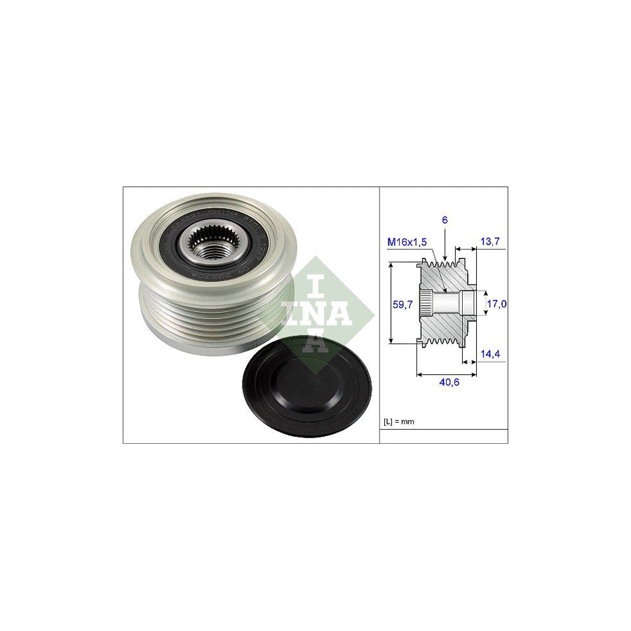 Ina 535 0228 10 Alternator Freewheel Clutch
