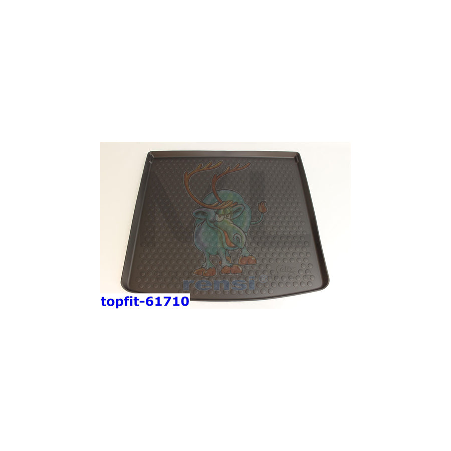 RENSI 61710 Car boot tray for SKODA Fabia III Estate (NJ5) Elastomer, fits top/higher cargo floor
