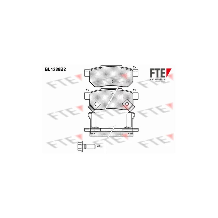 FTE Bl1288B2 Brake Pad Set