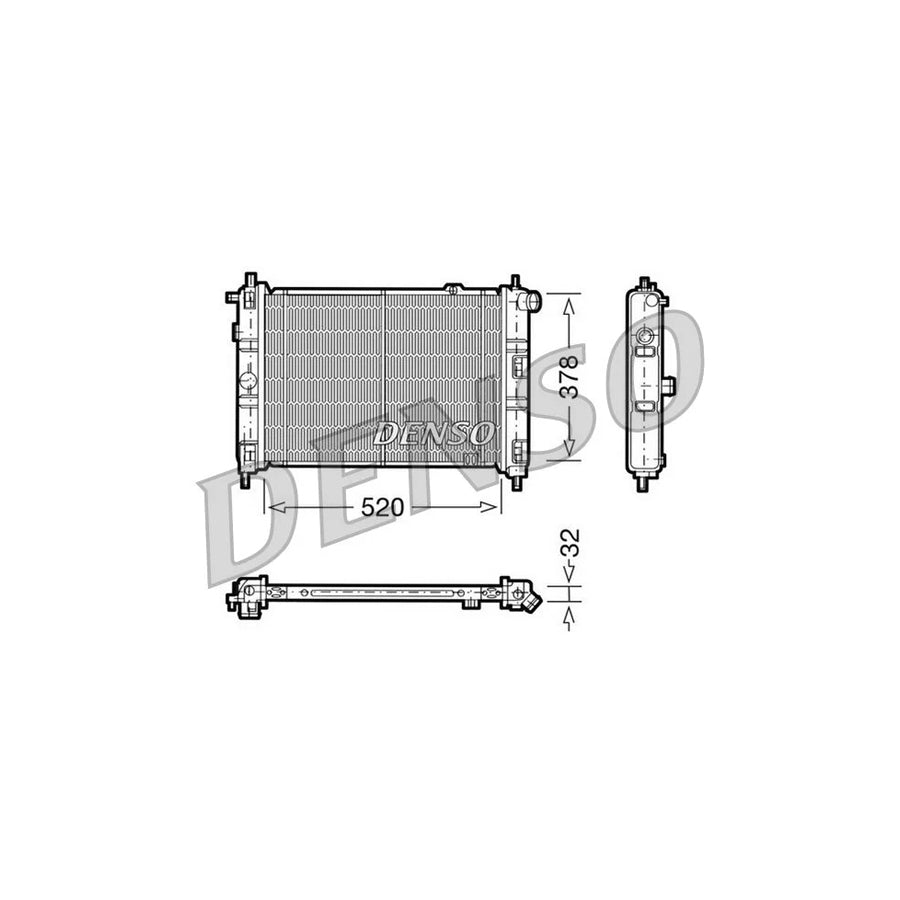 DENSO DRM20030 Engine Radiator