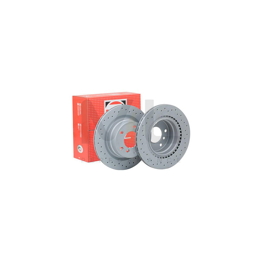 ZIMMERMANN SPORT COAT Z 150.3462.52 Brake Disc for BMW 1 Series Internally Vented, Perforated, Coated, High-carbon  - 1 piece