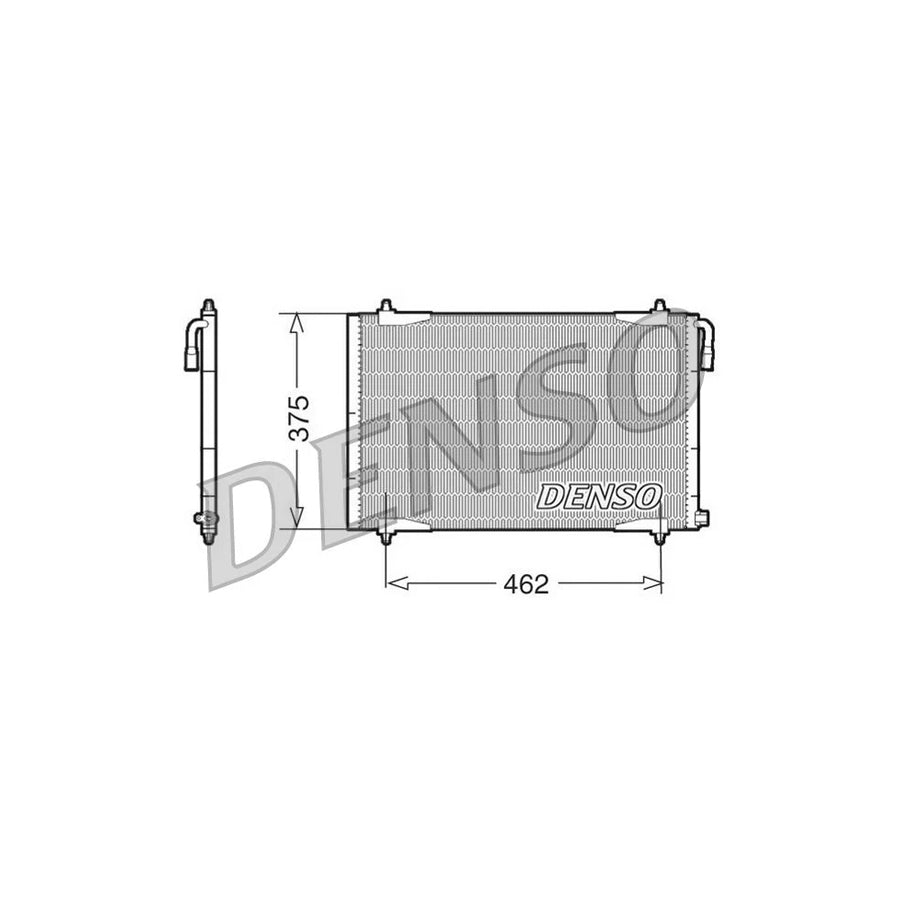 DENSO DCN21006 Air Conditioning Condenser for Peugeot 206