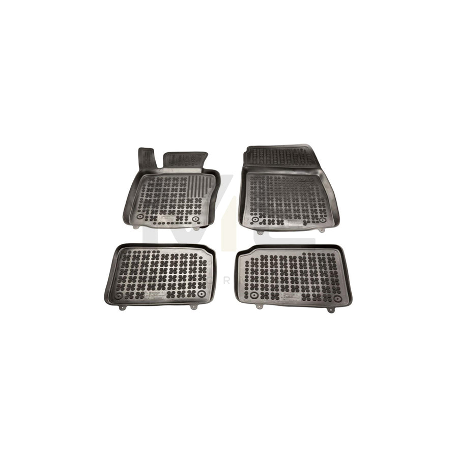 REZAW PLAST 200725 Floor mat set for MINI Countryman (R60) Elastomer, Front and Rear, Black