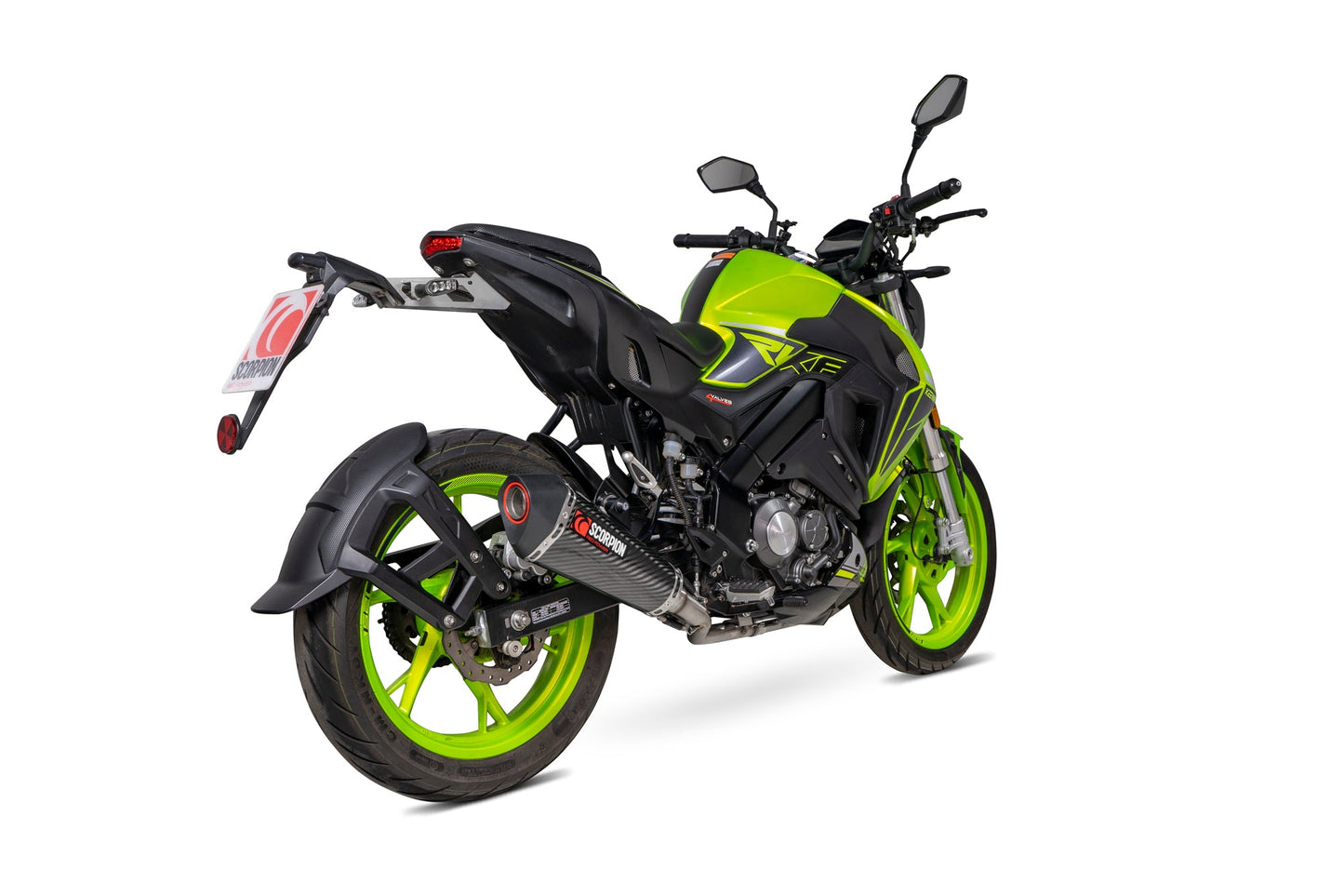 Scorpion RKE51CEO Keeway RKF 125 Serket Taper Full System - Carbon Fibre Sleeve | ML Performance UK UK