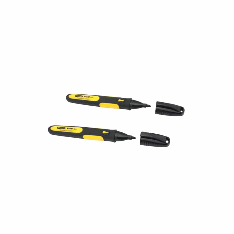 STANLEY® STA047312 Fine Tip Marker Black (Pack 2)