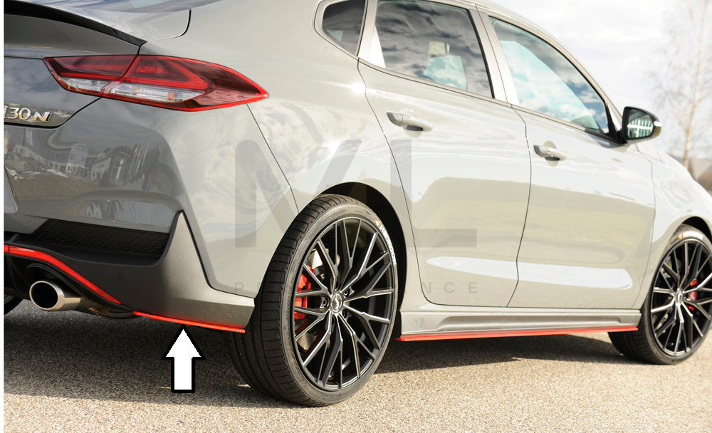 Rieger 00076008 Hyundai Rear Side Splitter (i30 N-Performance & i30 N) 6 | ML Performance UK Car Parts