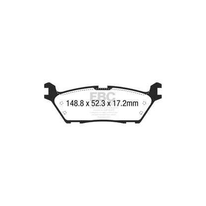 EBC PDKR1112 Ford F-150 Ultimax Rear Brake Pad & Plain Disc Kit 2 | ML Performance UK Car Parts