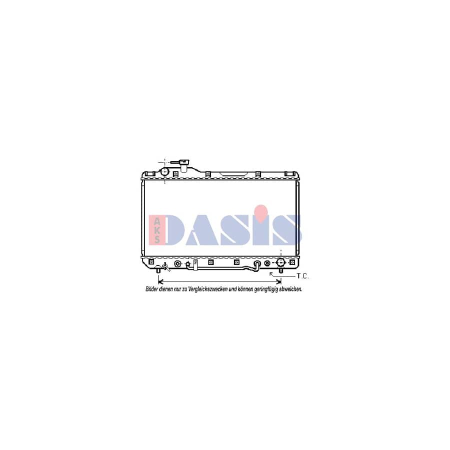 AKS Dasis 213560N Engine Radiator for Toyota Rav 4