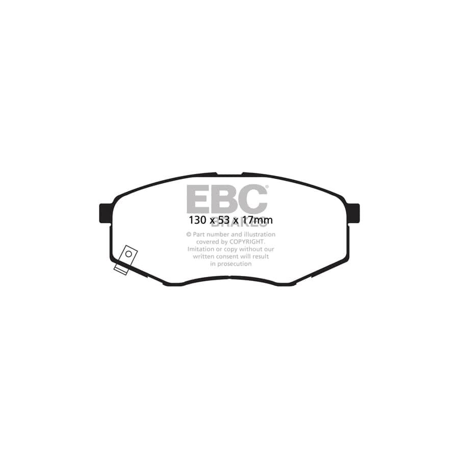EBC PD06KF312 Hyundai Kia Greenstuff Front Brake Pad & USR Disc Kit (Inc. iX20 & Soul) 2 | ML Performance UK Car Parts