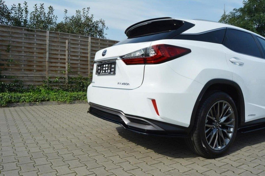 Maxton Design Lexus RX MK4 H Central Rear Splitter (without vertical bars)