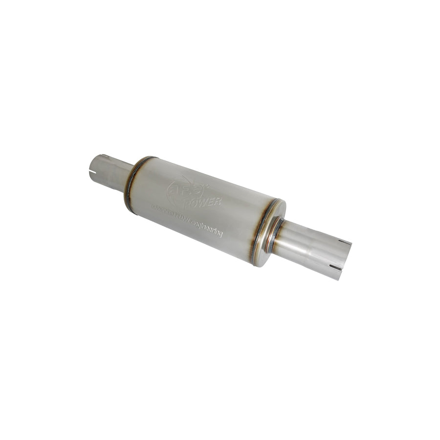 aFe 49M00025 3-1/2 IN ID Center/Center x 7 IN Dia. X 16 IN L - Round Body Muffler
