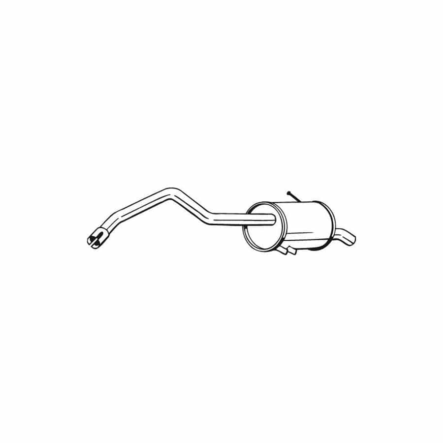 Bosal 278-803 Rear Silencer for Renault Kangoo