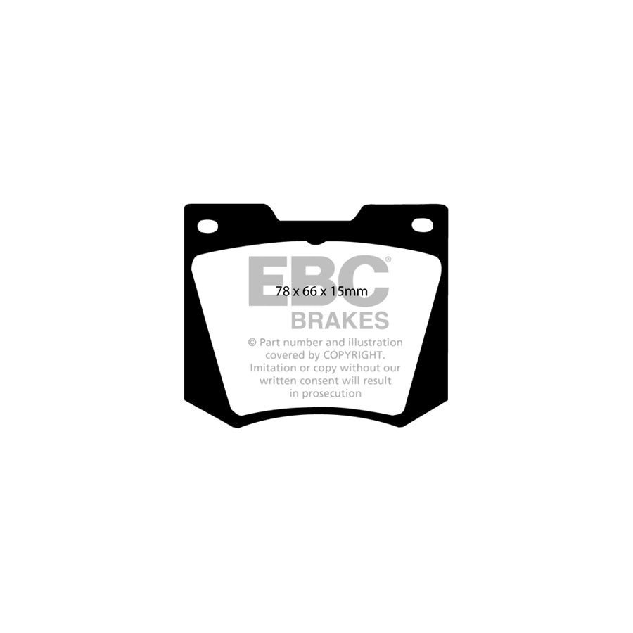 EBC DP258 Austin Morgan Morris Rover Ultimax Front Brake Pads - Girling/TRW Caliper 2 | ML Performance UK Car Parts