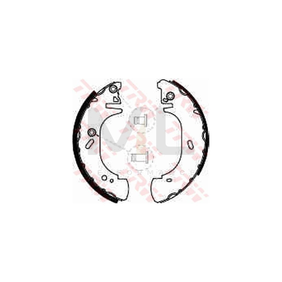 TRW GS8540 Brake Shoe Set for FORD TRANSIT