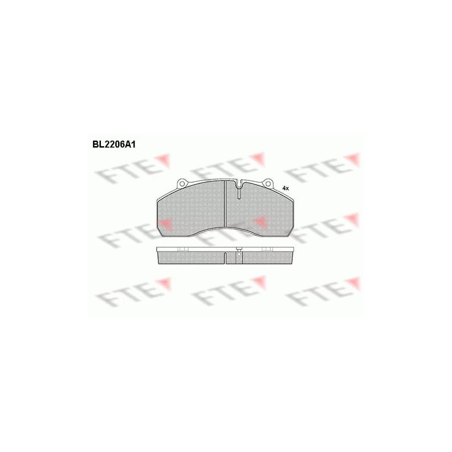 FTE Bl2206A1 Brake Pad Set