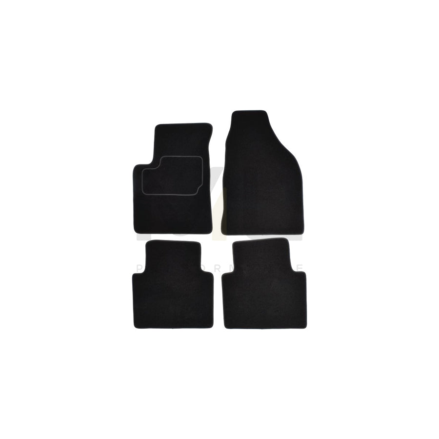 MAMMOOTH A041 HYU135 PRM 01 Floor mat set for HYUNDAI Matrix (FC) Textile, Front and Rear, Quantity: 4, Black